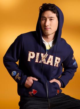 Our Universe Disney Pixar Logo Icons Hoodie Our Universe Exclusive, , hi-res